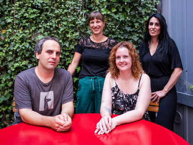 Bild des Vorstandes: Noah Valley, Manuela De Ventura, Vicky Mäder, Selina Gerber