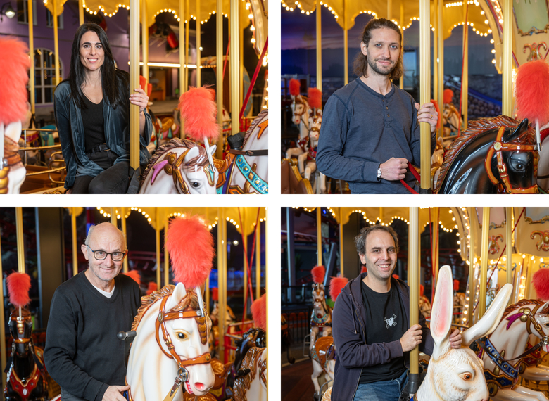 Selina Gerber, Joscha Schraff, Paul Steinmann, Noah Valley